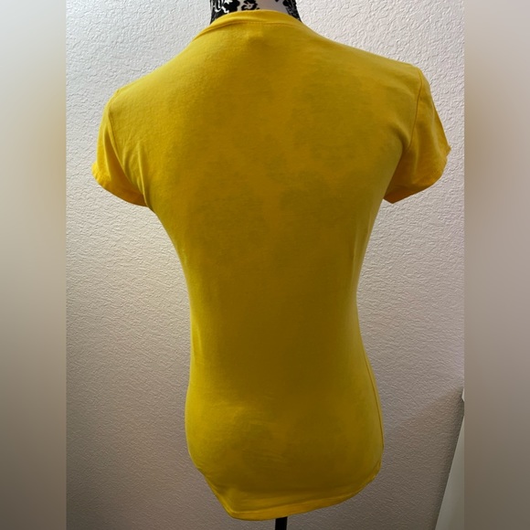 Gym Athletic Bright Yellow Graphic Tee - Picture 4 of 6